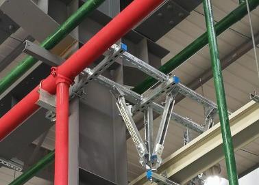 新野该抗震支架的整体式支吊架结构协调性好